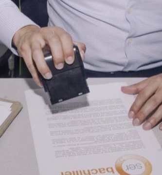 Certificado de notas obtenidas en el examen para el acceso a la educación superior