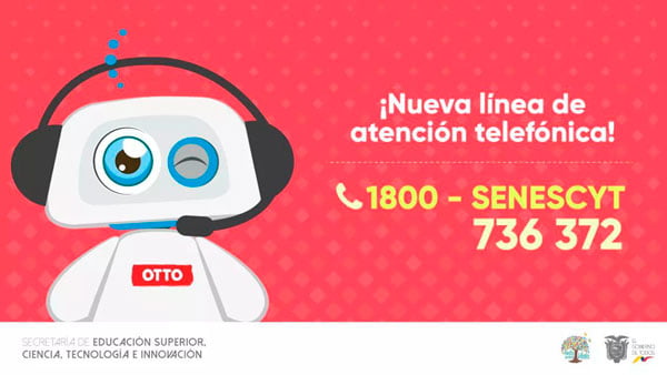 contactos ser bachiller SENESCYT