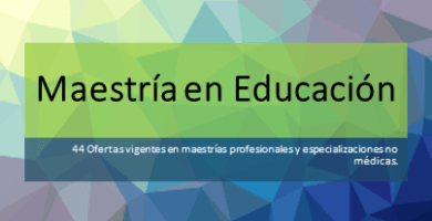 Maestría en Educación