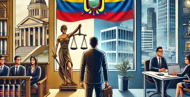 Comparación de un abogado trabajando en una oficina del sector público vs. privado.