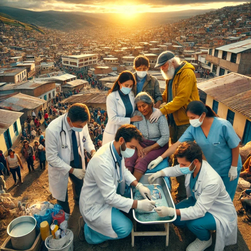 Profesionales en Ecuador participando en proyectos comunitarios con alto impacto social.