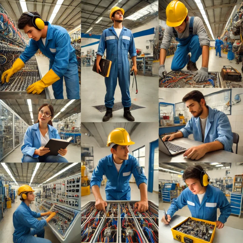 Oportunidades laborales en Ecuador en carreras técnicas: mantenimiento industrial, soporte informático y asistencia en salud.