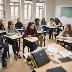 Estudiante en taller práctico - UTN